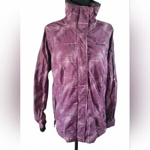 Columbia Purple Plaid Jacket